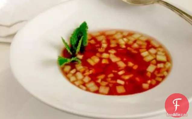 Gazpacho Pepene Verde Cu Castravete Și Ulei De Chili