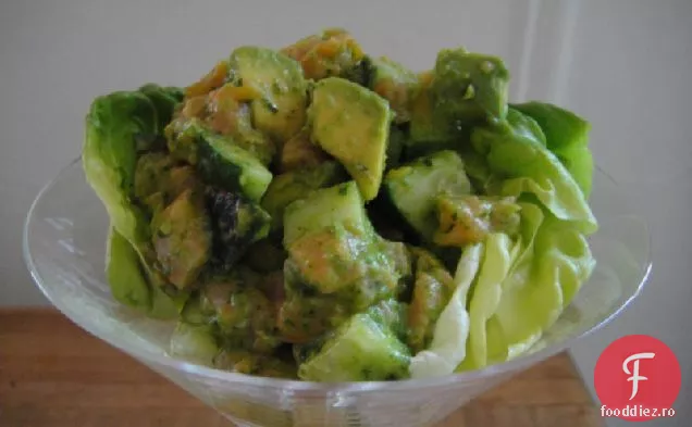 Gatiti cartea: Ceviche verde cu ierburi cu castravete
