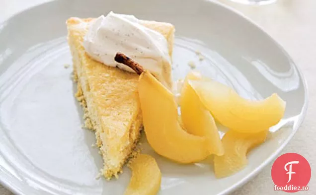 Tort de zară cu Riesling-pere braconate