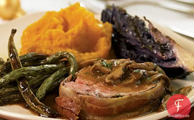 Filet de vită învelit cu Bacon cu Madeira