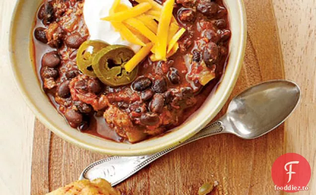 Chili Vegetarian De Fasole Neagră