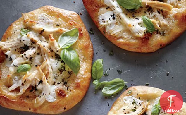 Pizza Individuală De Pui Alb
