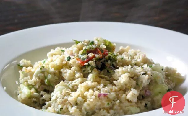 Salată Caldă De Grâu-Tabbouleh Invers