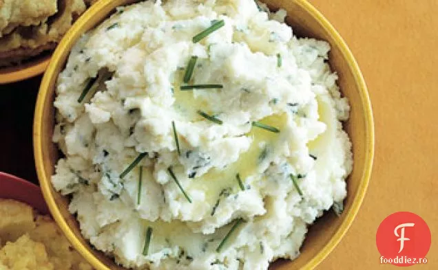 Smântână-cartofi piure de hrean