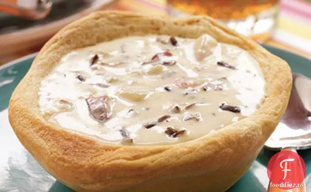 Supă De Orez Sălbatic Cu Brânză