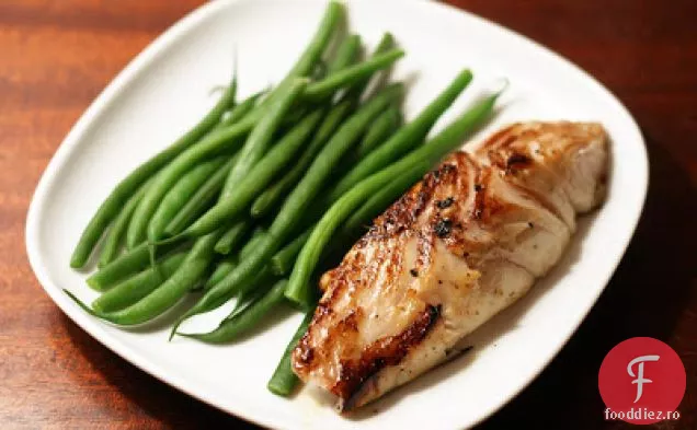 Cod Negru La Grătar Cu Wasabi Și Mirin Proaspete