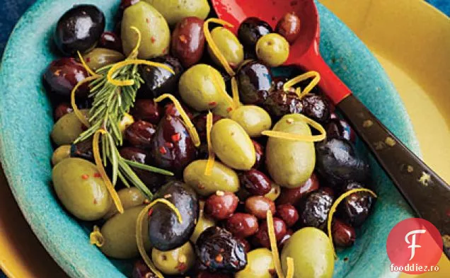 Măsline Calde De Lămâie-Rozmarin