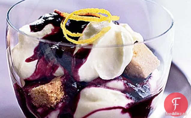 Parfaits De Cheesecake Cu Lămâie-Afine