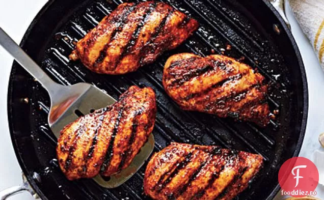 Pui La Grătar Frecat Cu Condimente