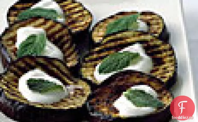 Vinete la grătar cu Lebneh