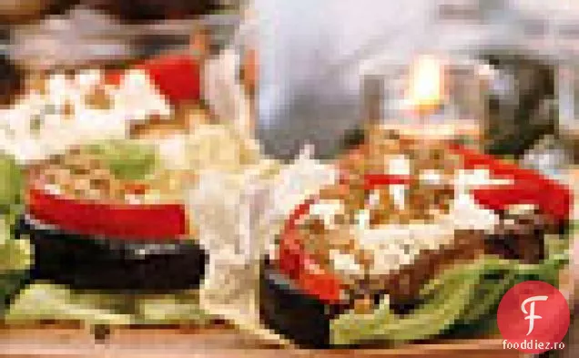 Vinete cu ardei gras, Feta și măsline verzi