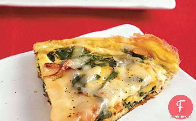 Spanac, ceapă și Frittata Elvețiană