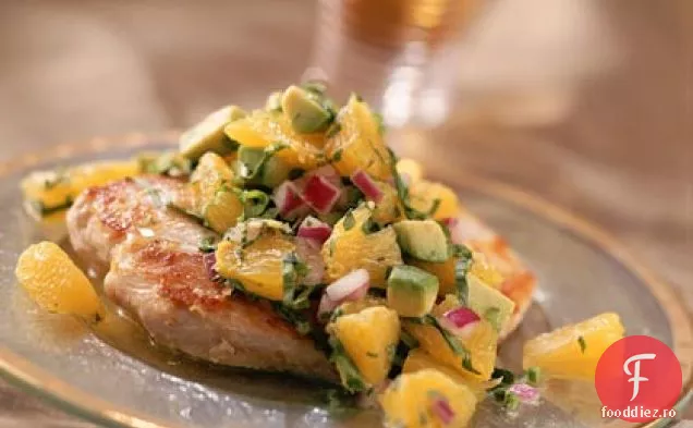 Salsa portocalie și Avocado