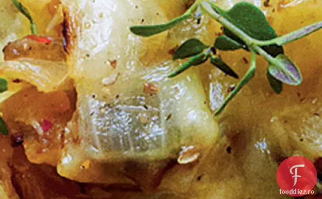 Mere și ceapă caramelizate