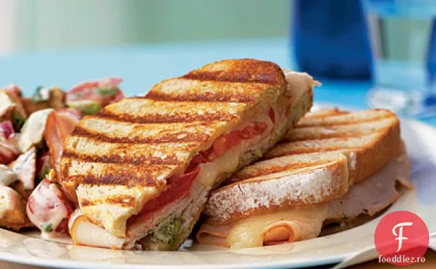 Panini de curcan și brânză