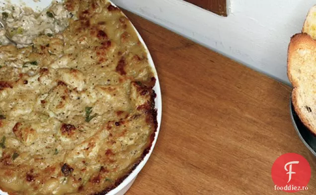 Dungeness crab și Brandade de fasole de moștenire