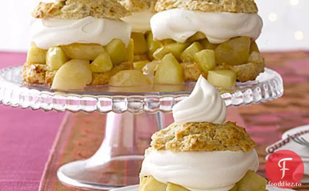 Shortcakes cu pere și mere