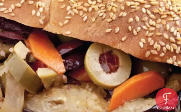 Muffuletta de vinete a lui Emeril