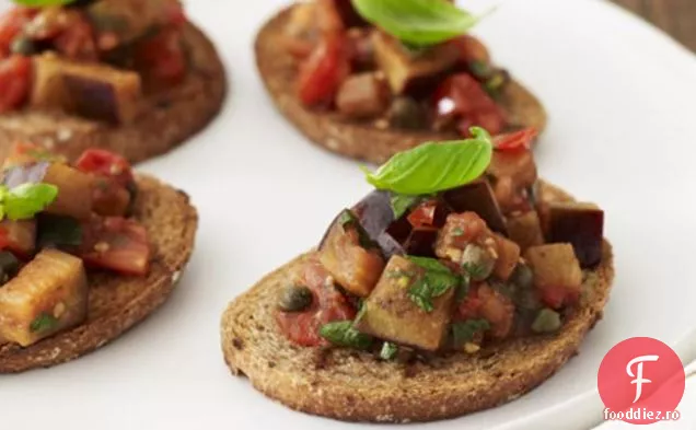Crostini De Vinete Și Roșii