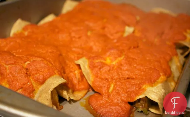 Cina in seara asta: vinete-migdale Enchiladas