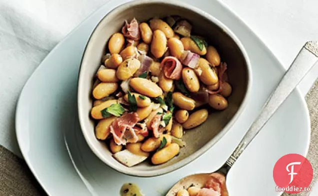 Fasole albă cu Prosciutto