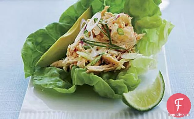 Cupe Picante De Salată Asiatică-Pui-Salată
