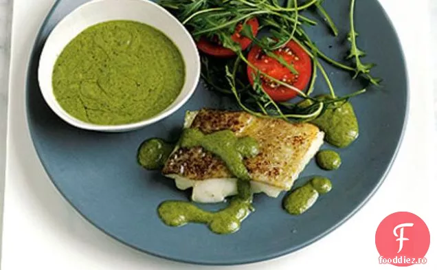 Cod Prăjit Cu Salsa Verde