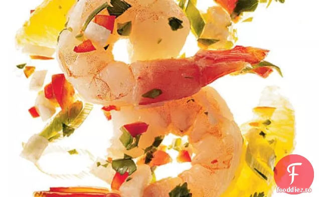 Ceviche Picant De Creveți Cu Coriandru