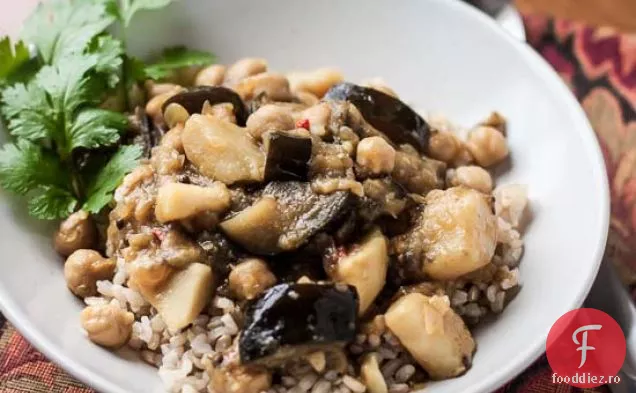 Curry De Vinete, Cartofi Și Năut