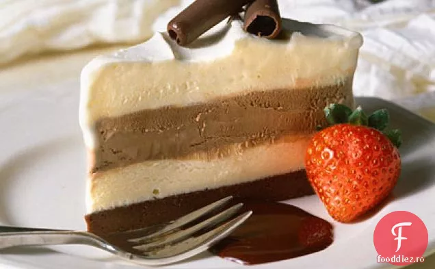 Plăcintă Cu Brownie De Ciocolată Congelată