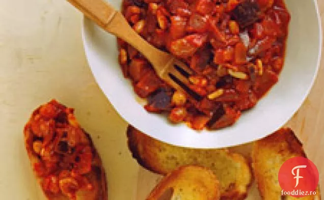 Vinete Caponata Crostini