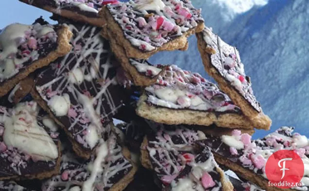 Biscuiți Cu Coajă De Mentă Cu Ciocolată
