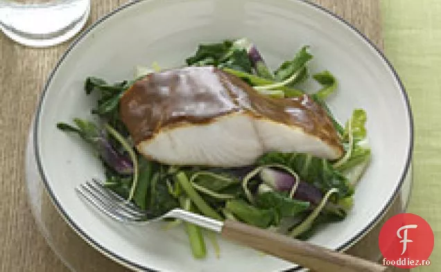 Hoisin - cod negru glazurat cu Bok Choy