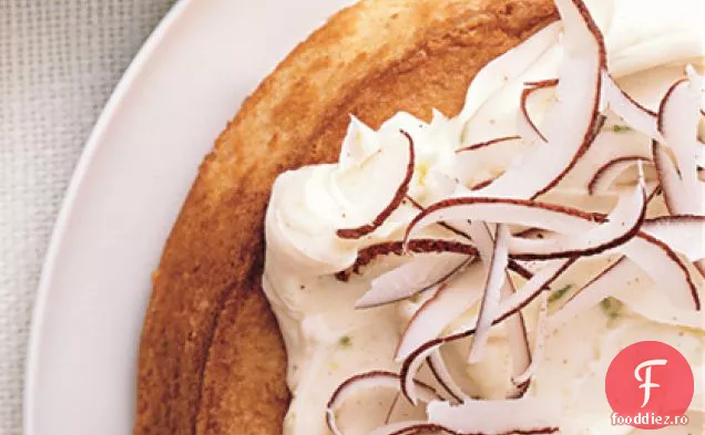 Tort de nucă de cocos cu glazură Mascarpone