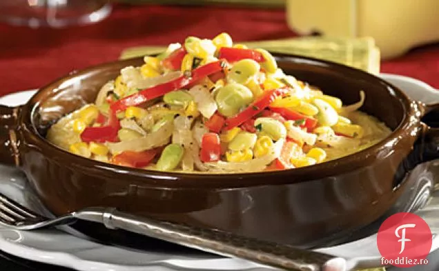 Succotash de toamnă cu Gruy crupe de crupe