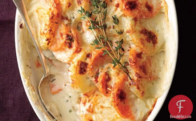 Gratin Cu Două Cartofi