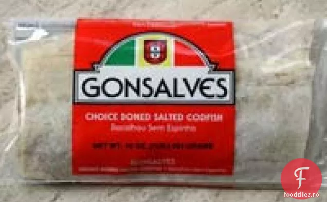 Tocană de cod de sare Portugheză (bacalhoada)