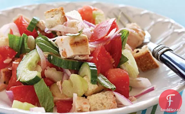 Panzanella rapidă cu pui