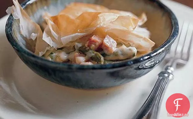 Cheddar-Asparagus Potpie