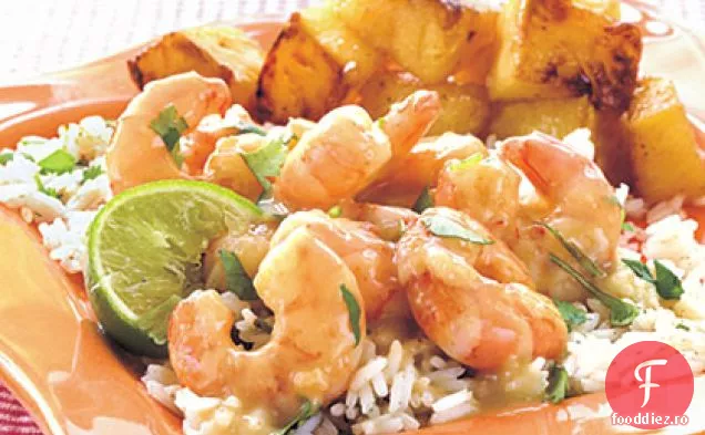 Curry Verde Picant-Creveți Coriandru