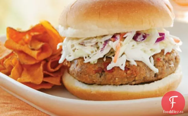 Burgeri de grătar Chipotle cu Slaw
