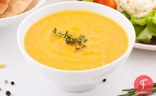 Supă picantă de dovleac care luptă împotriva cancerului