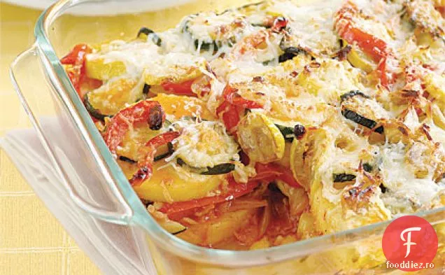 Lasagna Cu Mămăligă Vegetală