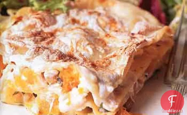 Lasagna de dovleac și alune