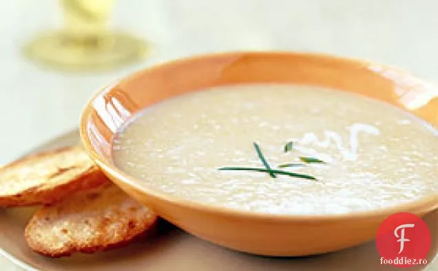 Supă răcită de porumb și zară