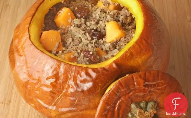 Dovleac umplut cu Quinoa și vânat