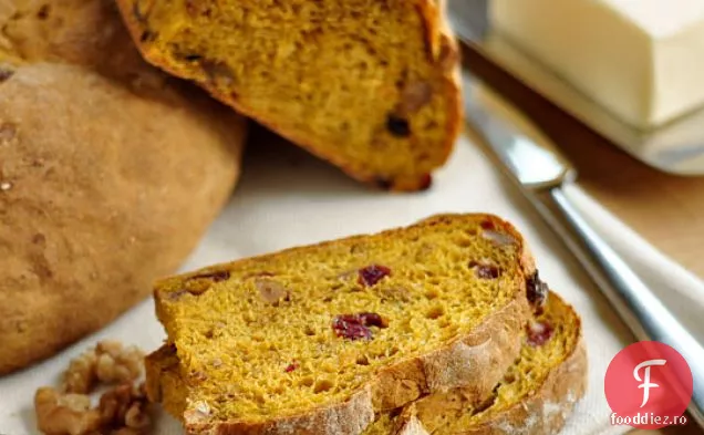 Pâine prăjită cu dovleac Cran-nuc