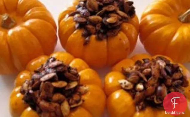 Semințe De Dovleac Cu Condimente De Toamnă Prăjite Calde