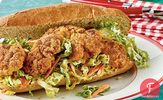 Oyster Po ' Boys cu cremă Slaw