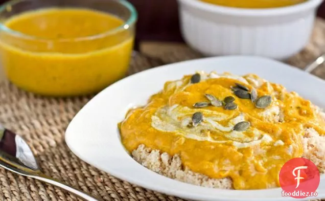 Supă Cremoasă De Dovleac Cu Cuscus